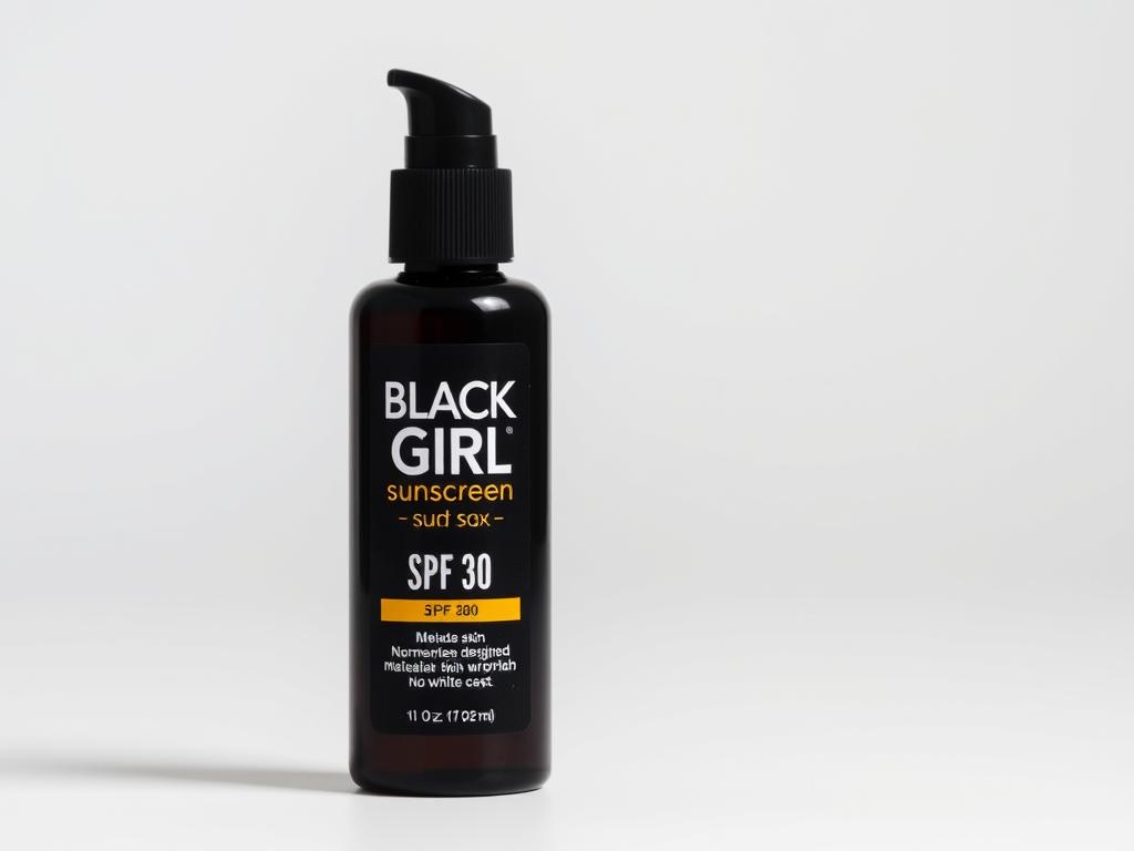 Black Girl Sunscreen SPF 30 travel size bottle Black Girl Sunscreen SPF 30 travel size bottle