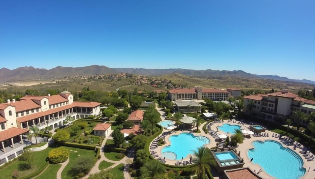 Aerial view of Omni La Costa Resort in Carlsbad, California Aerial view of Omni La Costa Resort in Carlsbad, California