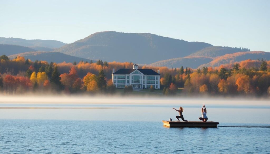 Kripalu Center for Yoga & Health exterior in Stockbridge Kripalu Center for Yoga & Health exterior in Stockbridge