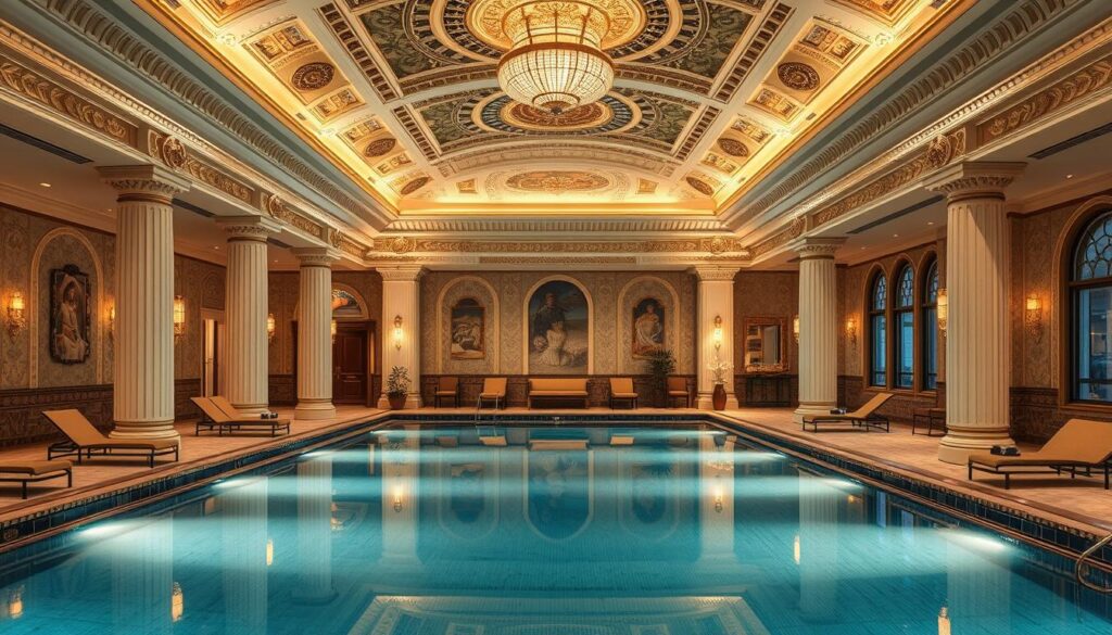 Palmer House hotel spa pool in Chicago Palmer House hotel spa pool in Chicago
