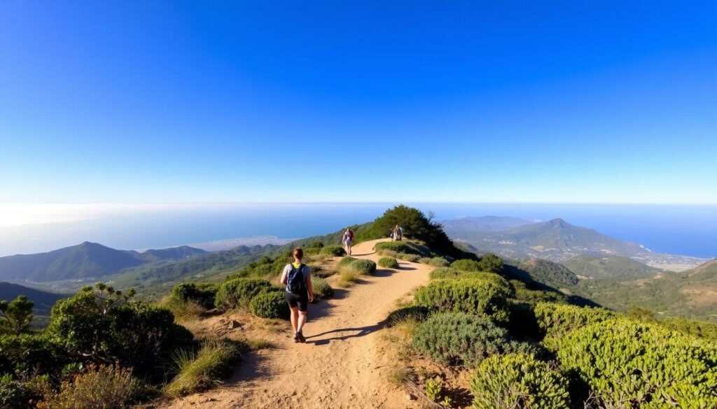 The Ranch Malibu hiking trail with ocean views The Ranch Malibu hiking trail with ocean views