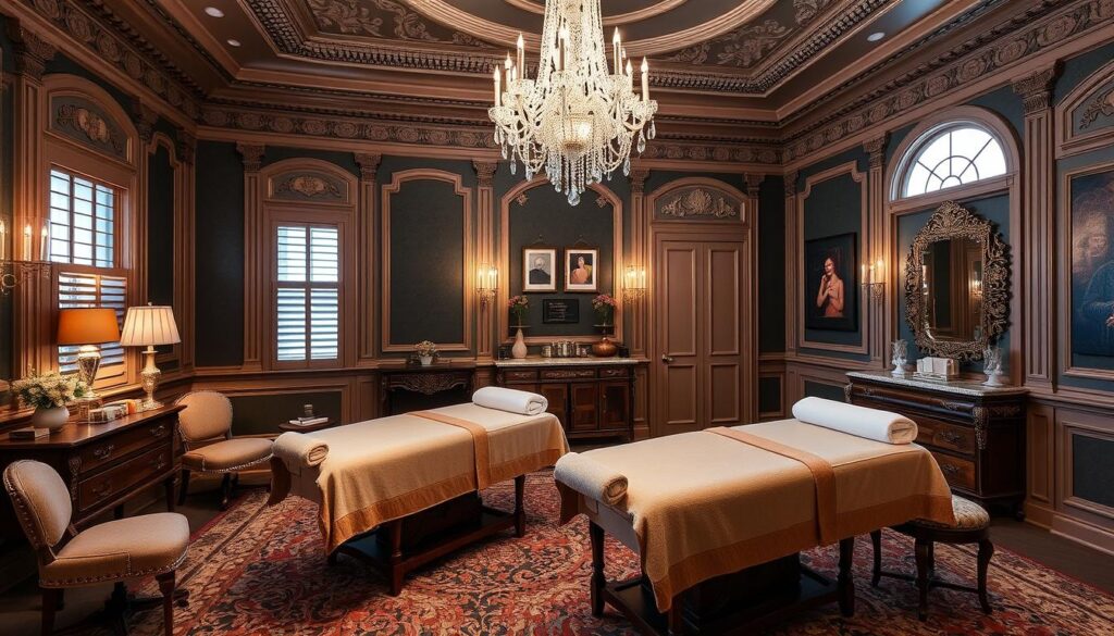Wentworth Mansion spa treatment room in Charleston Wentworth Mansion spa treatment room in Charleston