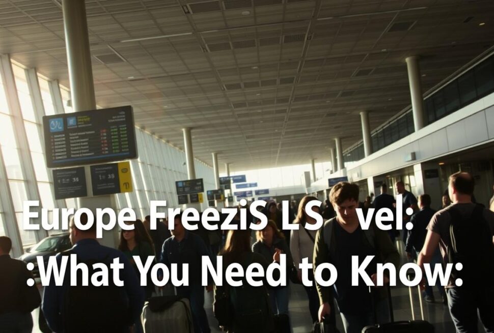 europe freezes us travel​
