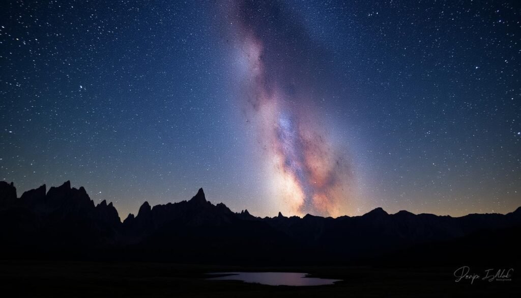 Central Idaho Dark Sky Reserve stargazing with Sawtooth Mountains Central Idaho Dark Sky Reserve stargazing with Sawtooth Mountains