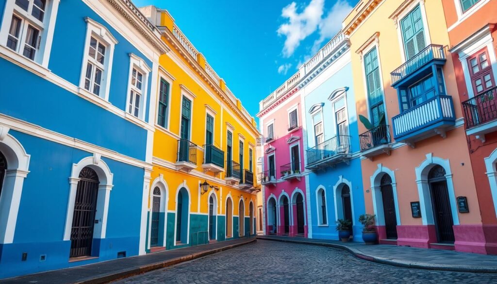 Puerto Rico's colorful Old San Juan, representing the Caribbean among the best USA islands Puerto Rico's colorful Old San Juan, representing the Caribbean among the best USA islands